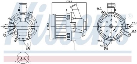 DMUCHAWA FIAT 500L 13- NISSENS 87396 (фото 1)