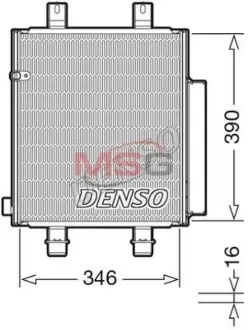 Радіатор кондиціонера DENSO DCN35004