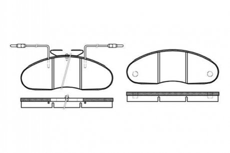 Колодки гальмівні WOKING P1483.02