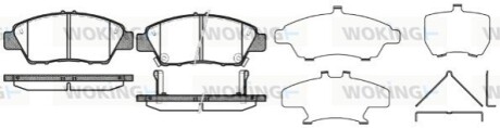 Колодки гальмівні WOKING P12583.02