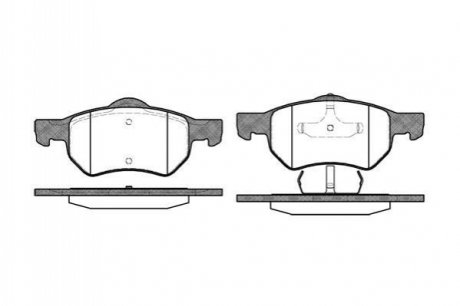 Колодки гальмівні WOKING P9823.00