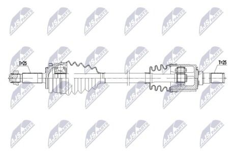 DRIVESHAFT NTY NPW-KA-410