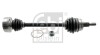 Піввісь (передня) (L) Audi A3 96-03/Skoda Octavia 96-10/VW Golf IV/Bora 97-06 (36z/33z/556mm) FEBI BILSTEIN 186435 (фото 1)