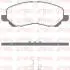 MITSUBISHI гальмівні колодки передн.Galant VI,Lancer 03-,Space Runner,Chrysler REMSA 0804.41 (фото 1)