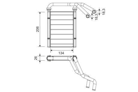 Nagrzewnica Valeo 811594