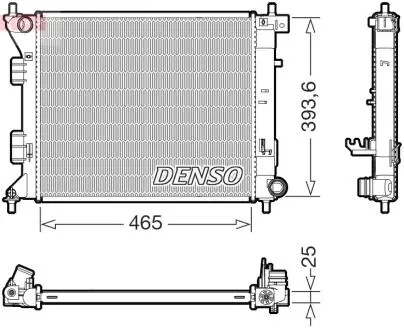 Chłodnica HYUNDAI / KIA i30 / CEE`D DENSO DRM43016