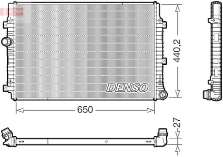 Chłodnica VAG CADDY IV / YETI DENSO DRM32059