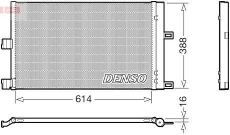 Skraplacz TESLA MODEL 3 DENSO DCN99080