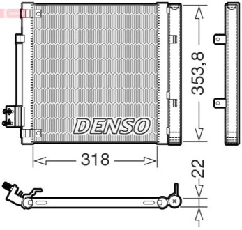 Skraplacz TESLA MODEL S DENSO DCN99082