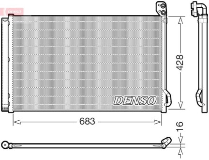 Skraplacz TESLA MODEL X DENSO DCN99083