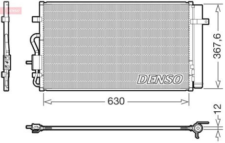 Skraplacz OPEL AMPERA-E DENSO DCN20050