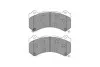 Колодки гальмівні (передні) Jeep Grand Cherokee 10- (Brembo) KAVO PARTS KBP6627 (фото 1)