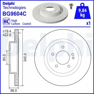 Tarcza ham. G350,G400,G500 Delphi BG9604C