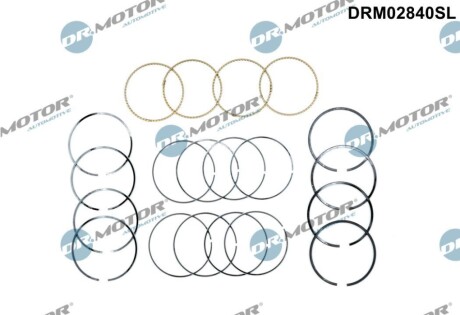 KPL.PIER┼ÜCIENI T┼üOKOWYCH NA 4 T┼üOKI CA┼üY SILNIK DR MOTOR DRM02840SL