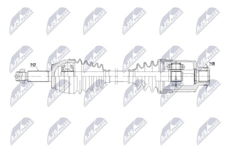 DRIVESHAFT NTY NPW-KA-406 (фото 1)