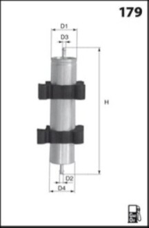 Автозапчасть MECAFILTER ELG5467