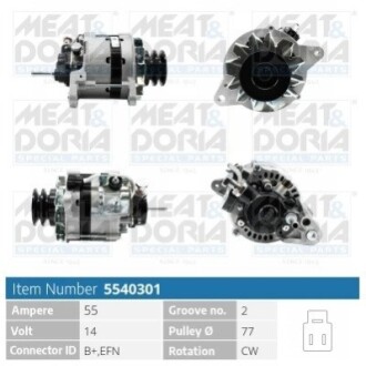 Автозапчасть MEAT&DORIA 5540301