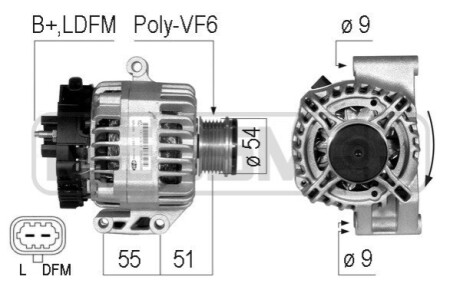 Автозапчасть ERA 210738A