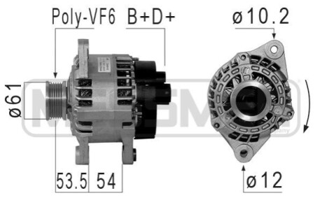 Автозапчасть ERA 210853A