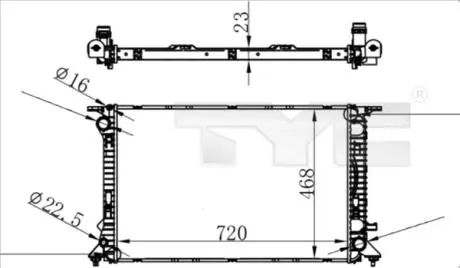 Автозапчасть TYC 7020038