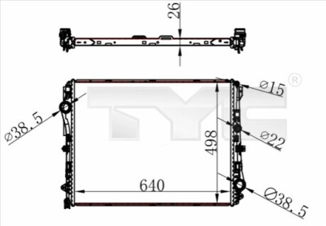 Автозапчасть TYC 7210022