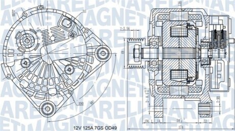 Автозапчасть MAGNETI MARELLI 063732058010