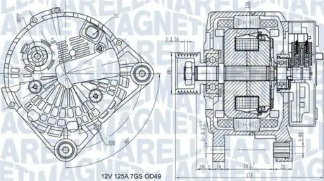 Автозапчасть MAGNETI MARELLI 063732058010