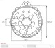 POKRYWA ALTERNATORA AS-PL ABR5194S (фото 3)