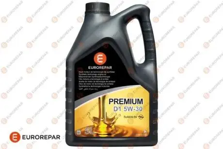 5л Олива моторна PREMIUM D1 5W-30 (Dexos 1 Gen3, Quality Level: GM 6094M) Eurorepar 1690687680