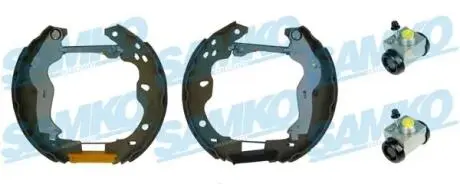 Фото гальмівні колодки (набір) SAMKO KEG620 Гальмівні колодки (набір) SAMKO KEG620