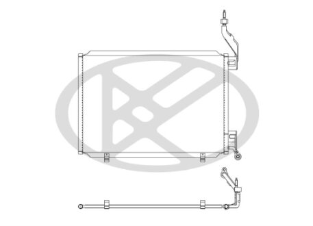 Радіатор кондиціонера KOYORAD CD320688