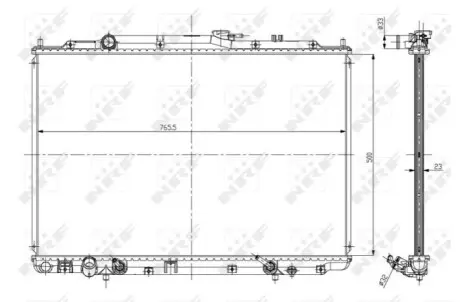 Автозапчасть NRF 56052