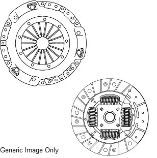Комплект зчеплення Connect 1.8TDCi (02-13) (235mm) NATIONAL CK10228