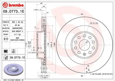 ZESTAW TARCZE+KLOCKI HAM TYL BREMBO KT08022