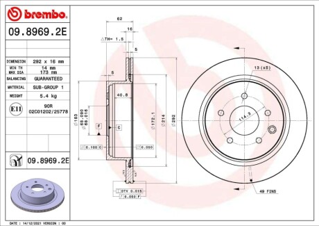 ZESTAW TARCZE+KLOCKI HAM TYL BREMBO KT08020