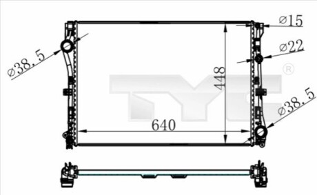 Автозапчасть TYC 7210021