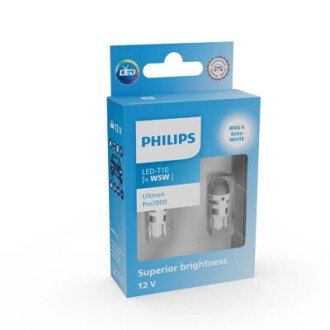 ZAROWKA LED 12V W5W ULTINON PRO7000SI PHILIPS 11961XU70X2