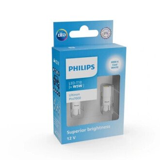 ZAROWKA LED 12V W5W ULTINON PRO7000SI PHILIPS 11961CU70X2