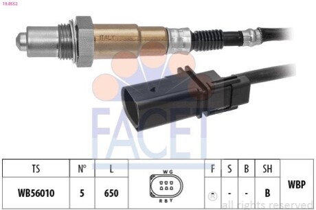 SONDA LAMBDA FACET 108552