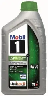 OLEJ 1 ESP X2 0W20 1L API:SN/SL ACEA A1/B1 VW:508.00/509.00, PORSCHE:C20, JAGUAR:STJLR.51.5122 1L MOBIL 157783 (фото 1)