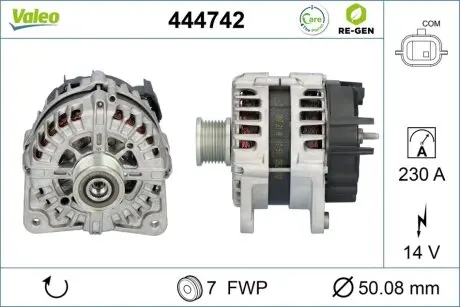 Фото alternator Valeo 444742 ALTERNATOR Valeo 444742