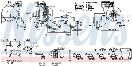 TURBOSPREZARKA NOWA NISSENS 93123 (фото 1)