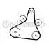 ZESTAW PASKA PK. CITROEN C4 2.0D 09- Contitech 6PK1073EXTRAK1 (фото 2)