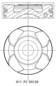 T┼üOK KPL. OPEL ASTRA 1.6 14- MAHLE / KNECHT 011PI00120002