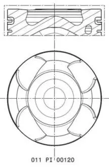 T┼üOK KPL. OPEL ASTRA 1.6 14- MAHLE / KNECHT 011PI00120002