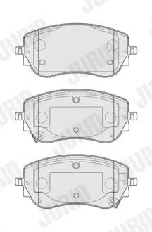 KLOCKI HAM./PRZ/ FIAT 500E/TIPO 1.0-1.6 20- Jurid 574107J