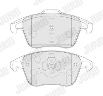 Фото klocki ham./prz/ citroen c4 1.2-1.5 20- Jurid 574190J KLOCKI HAM./PRZ/ CITROEN C4 1.2-1.5 20- Jurid 574190J
