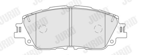 KLOCKI HAM./PRZ/ TOYOTA RAV 4 V 18- Jurid 574083J