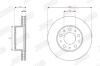 TARCZA HAM./PRZ/ CITROEN JUMPER 06- Jurid 563716JC (фото 1)