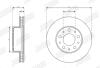 TARCZA HAM./PRZ/ CITROEN JUMPER 06- Jurid 563716JC (фото 2)